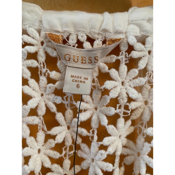 NWT Guess Women’s White Twisted Tank, Size 6 K224 - Picture 3 of 16